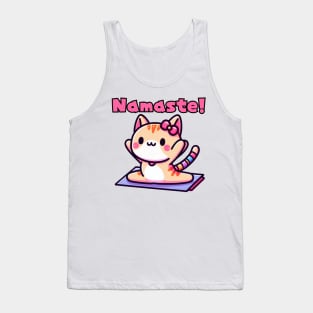 Meow Yoga instructor Tank Top